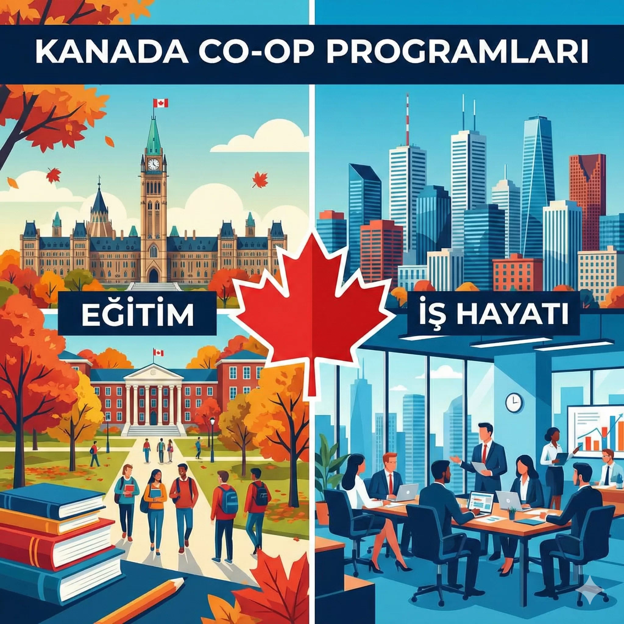 Hem Oku Hem Kazan Kanada CO-OP Programları ile Eğitim Maliyetlerini Sıfırlamak